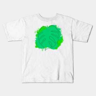 Monstera Shade Kids T-Shirt